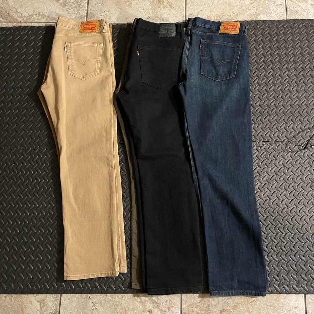 Levi's Slim Jeans Black and Blue